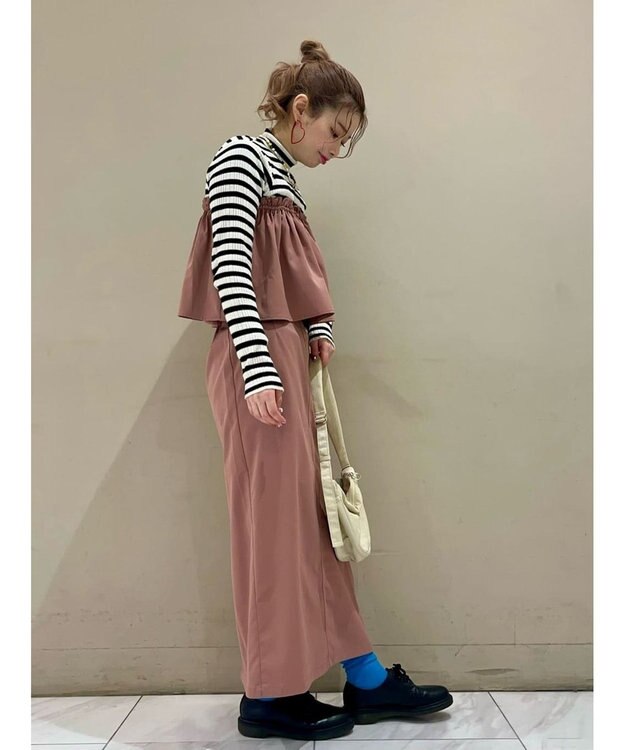 Green Parks ・ＳＵＧＡＲ　ＳＰＯＯＮ　３ｗａｙペプラムスカート Pink