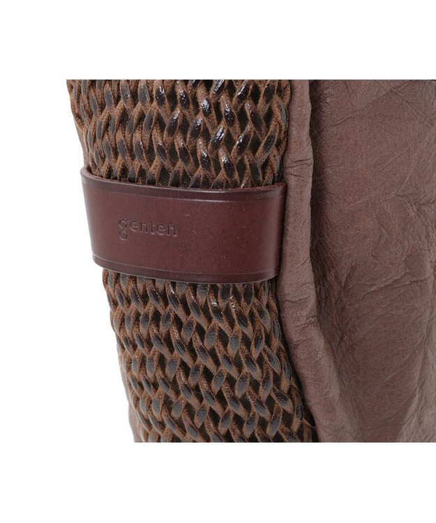 genten アマカ トートバッグ ダークブラウン