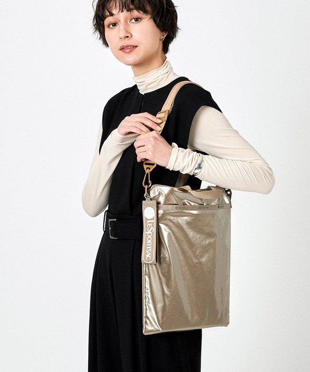 MOBILE SHOULDER BAG2/ヒトリップアラビアゴールド / LeSportsac