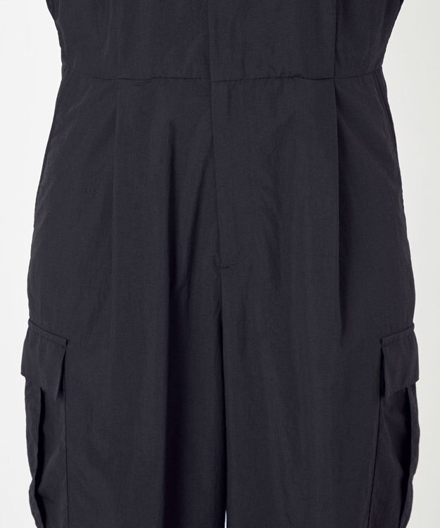 NAVE 【ReNAVE・洗える/撥水加工/接触冷感/UVケア/】ナイロンタスラン オールインワン ブラック系