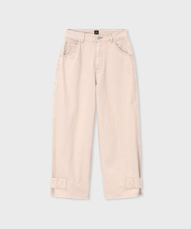 Paul Smith コントラストステッチ カーペンターパンツ ライトピンク