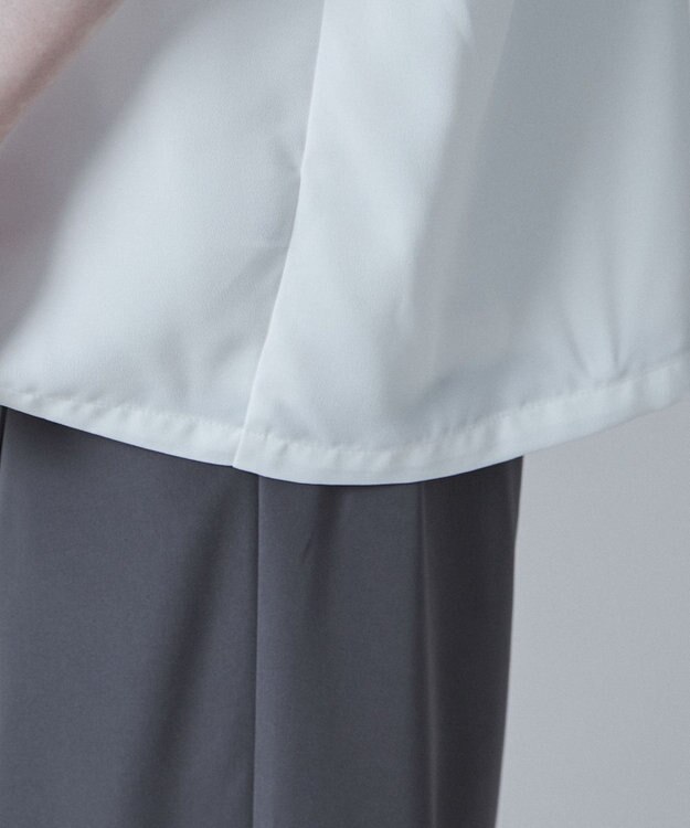 WEGO トロミBIGバンドカラーシャツ（S） ホワイト