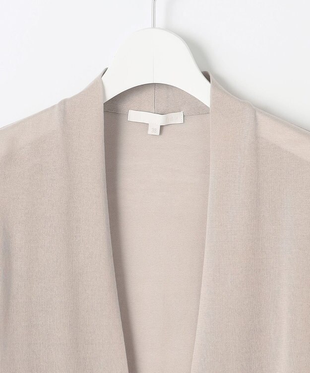 自由区 【接触冷感・UVケア・洗える】ファンクショナル カーディガン サンドベージュ