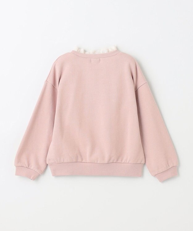 ANY KIDS フォトネコ 裏毛 トレーナー ピンク