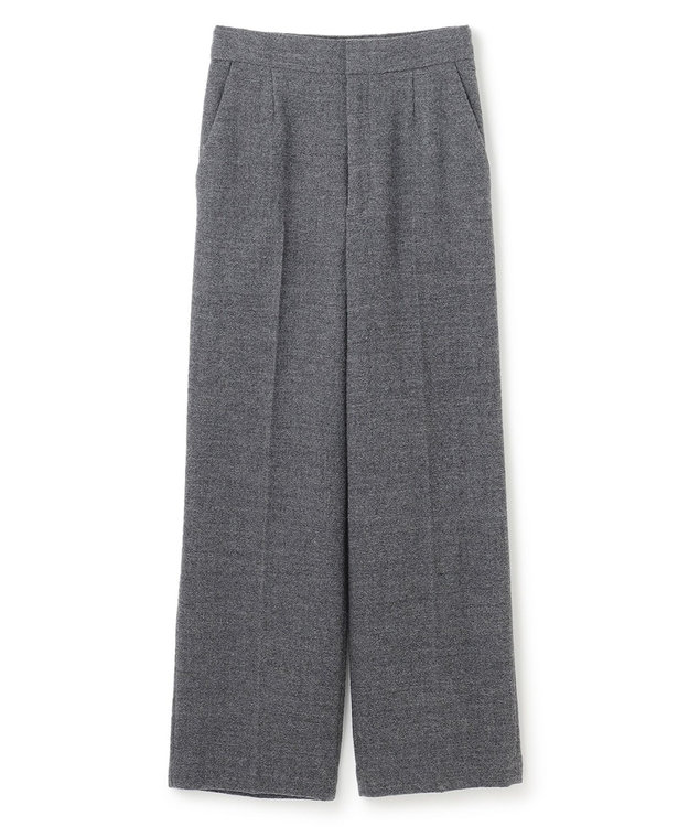 BEIGE， MILLAM / フェイクレザーパッチワイドパンツ Md Gray