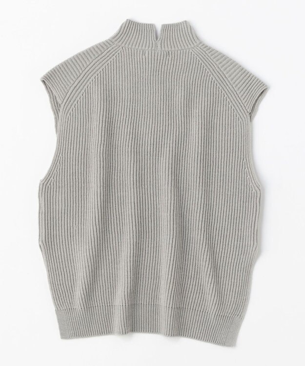 UNFILO 畔ニットベスト グレー