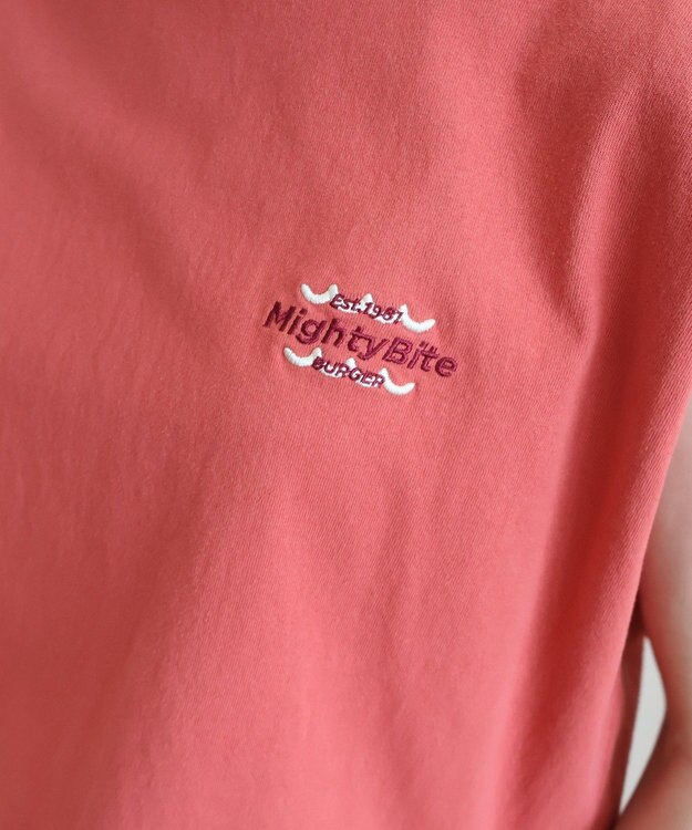 AMERICAN HOLIC ロゴ刺繍ノースリーブプルオーバー Orange