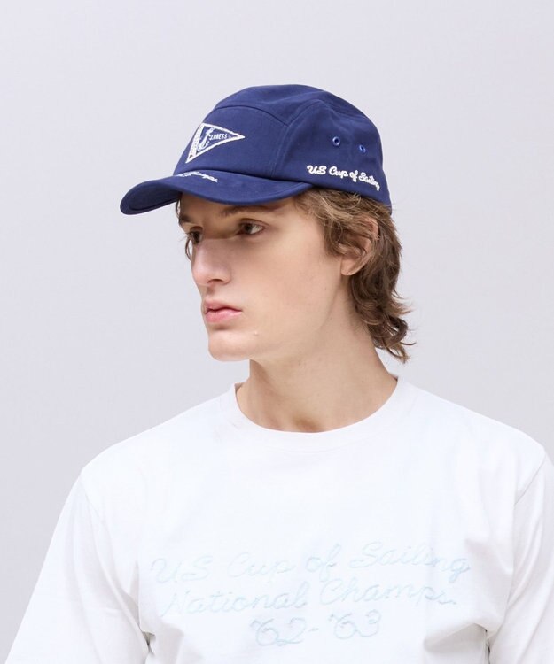J.PRESS MEN 【NYUZELESS】デザイン 5パネルキャップ ネイビー系