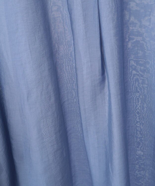 earth music&ecology ワイドシルエットシアーシャツ Blue