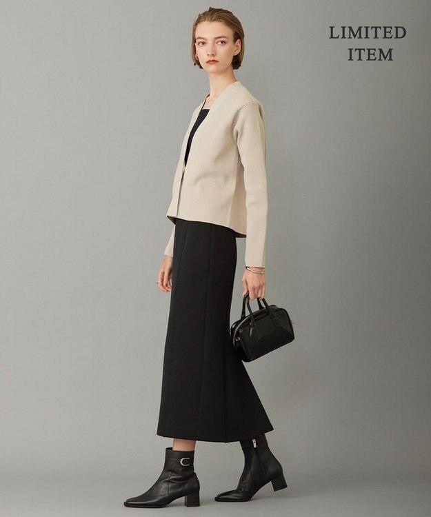 ICB 【WEB限定・洗える】 ヘヴィダンボール スカート ブラック系