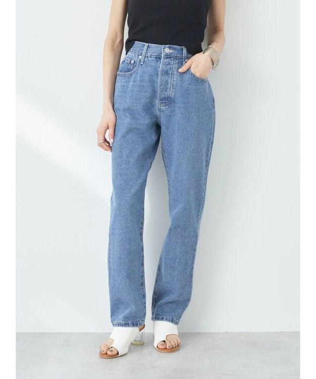 earth music&ecology ストレートフィットデニム Indigo