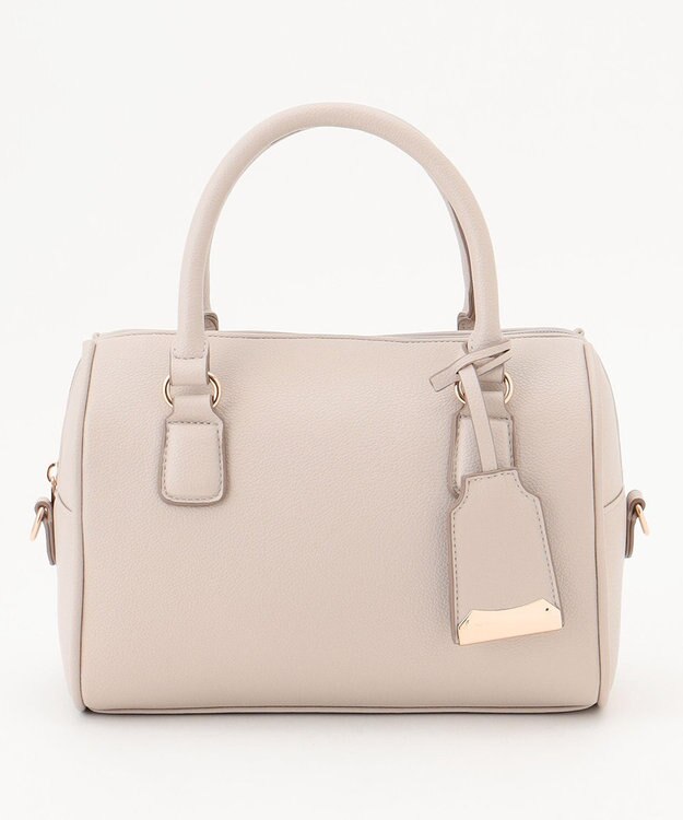 ANY SIS 【2WAY】カラーミニボストン バッグ グレージュ