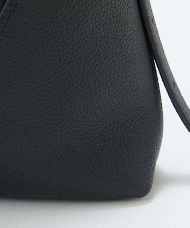 TOPKAPI 【TREASURE TOPKAPI】シュリンクレザー ワンハンドル 2way ショルダー バッグ ブラック