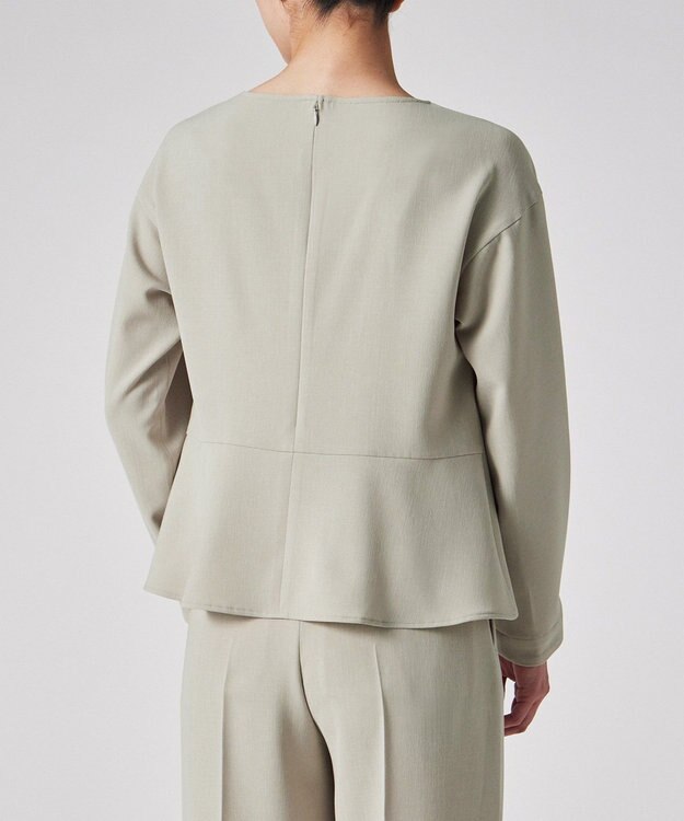 Paul Smith オケージョンセットアップ ブラウス グレイッシュベージュ