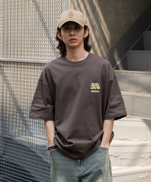 WEGO 別注BENDAVISIプランプロゴT（SS） ブラウン