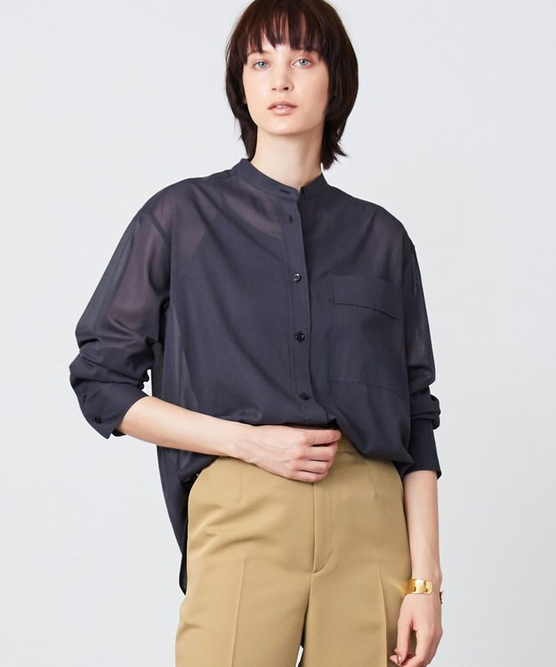 BEIGE， BOMY / シャツブラウス Navy