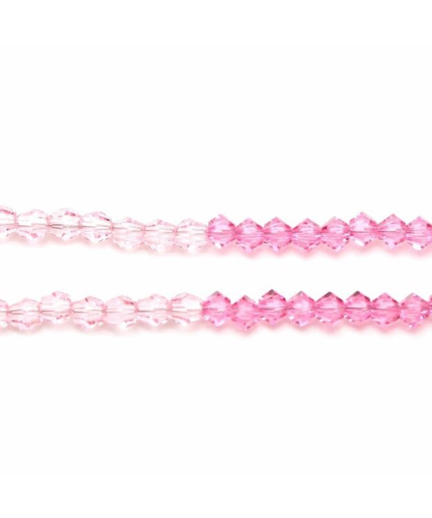 A.D.M.J. 【ネックレスとしても】スワロフスキー(R)・クリスタル/グラスコード ROSE