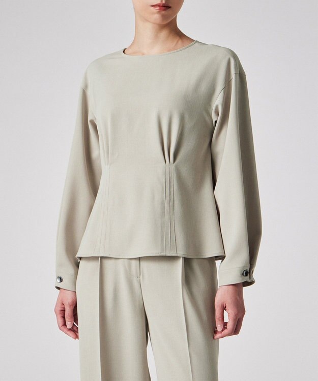Paul Smith オケージョンセットアップ ブラウス グレイッシュベージュ