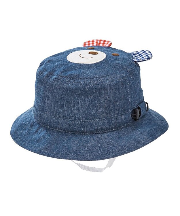 MIKI HOUSE HOT BISCUITS 【46-52cm】 顔ドン クロッシェ 紺