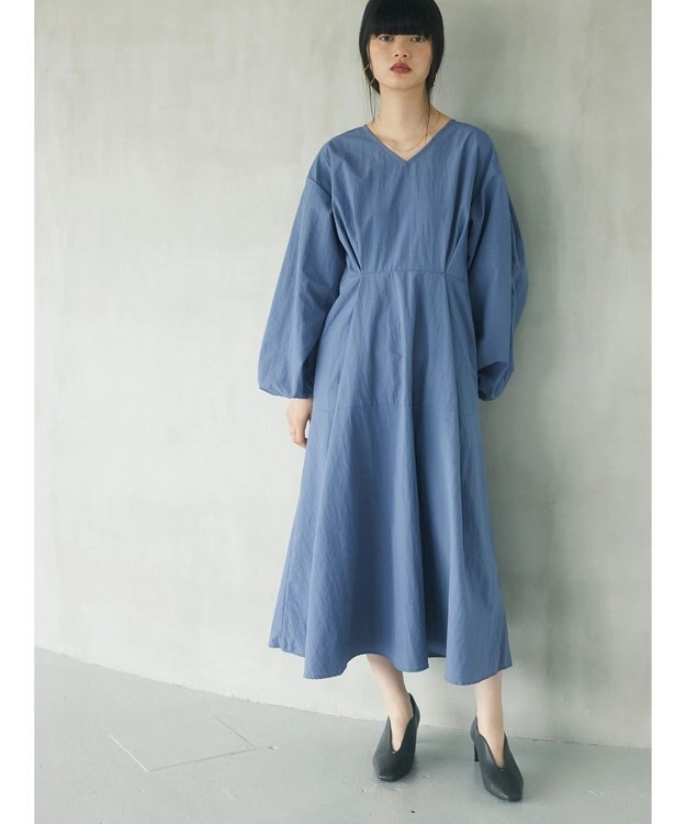 Green Parks armonia．ウエストタックワンピース Blue