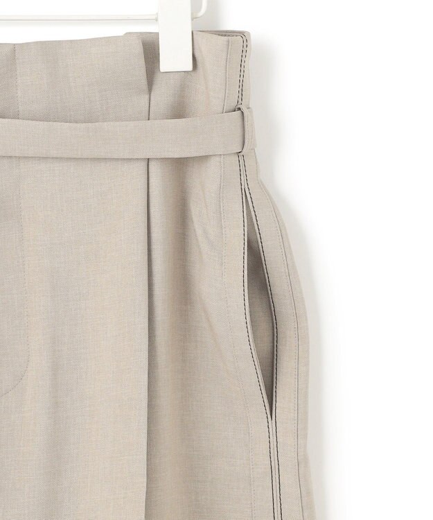 ICB L 【WEB＆一部店舗限定】 SerikaWorsted ワイドパンツ ベージュカーキ系