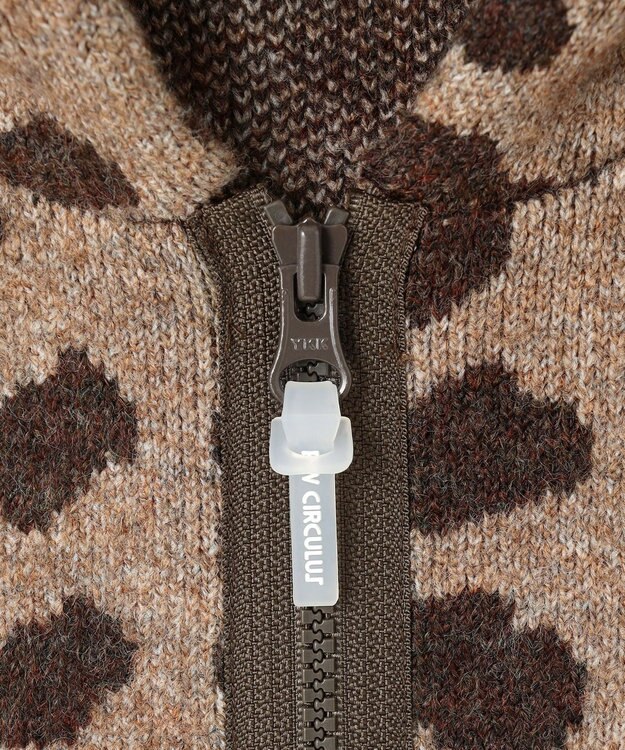 PW CIRCULUS 【WOMEN】SNOW LEOPARD柄フーディー ベージュ系5