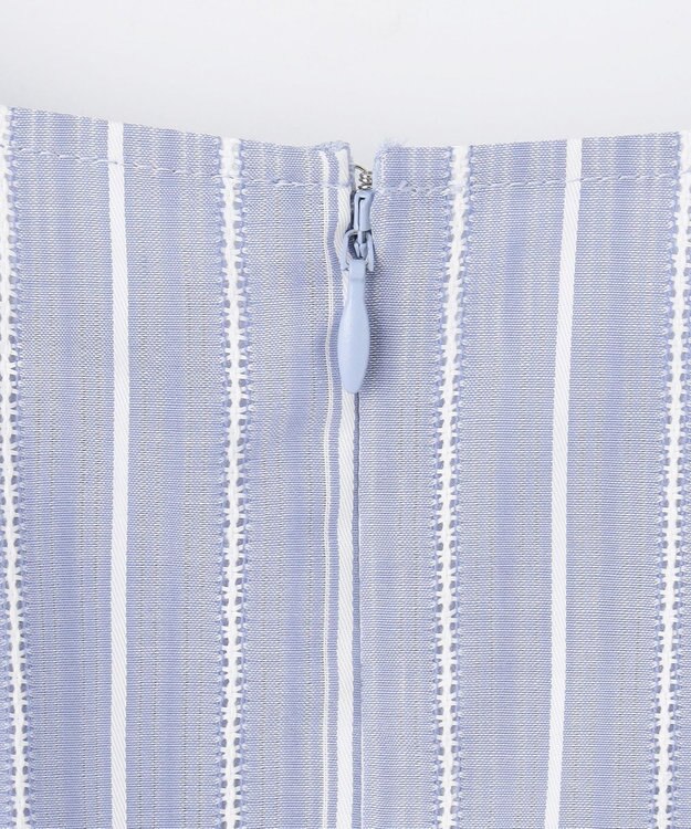 ANY SIS 【洗える】カラミストライプレディ ワンピース ブルーストライプ