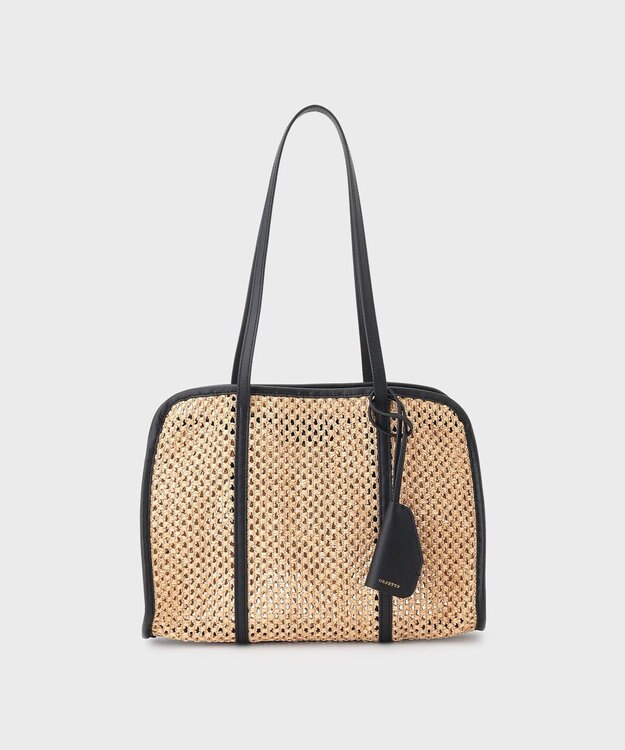 GRACE CONTINENTAL ORSETTOスクエアーバッグ ブラック