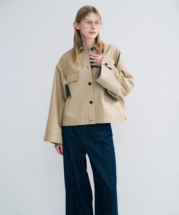 uncrave チノギャバジン ブルゾン ベージュ