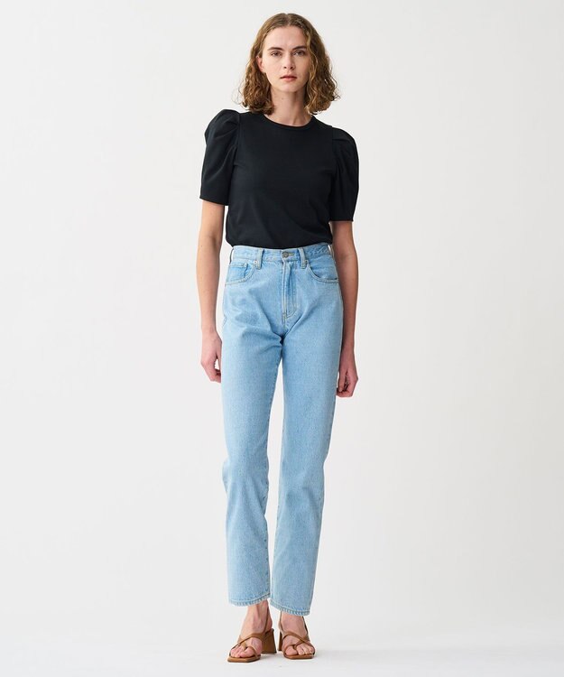 uncrave ダブルフェイスジャージー ボリュームスリーブカットソー ブラック