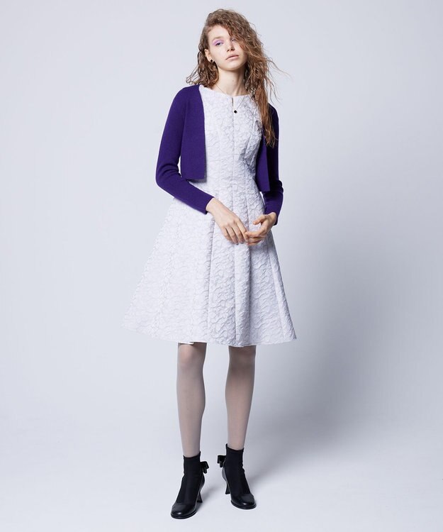 TOCCA 【洗える！】FLOWER MEADOW ドレス グレー系