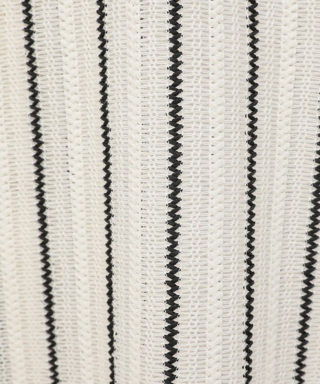 AMERICAN HOLIC メッシュ半袖ブラウス Stripe