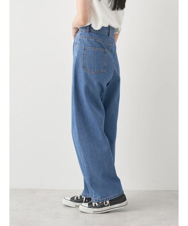 earth music&ecology デニムエッグパンツ Indigo