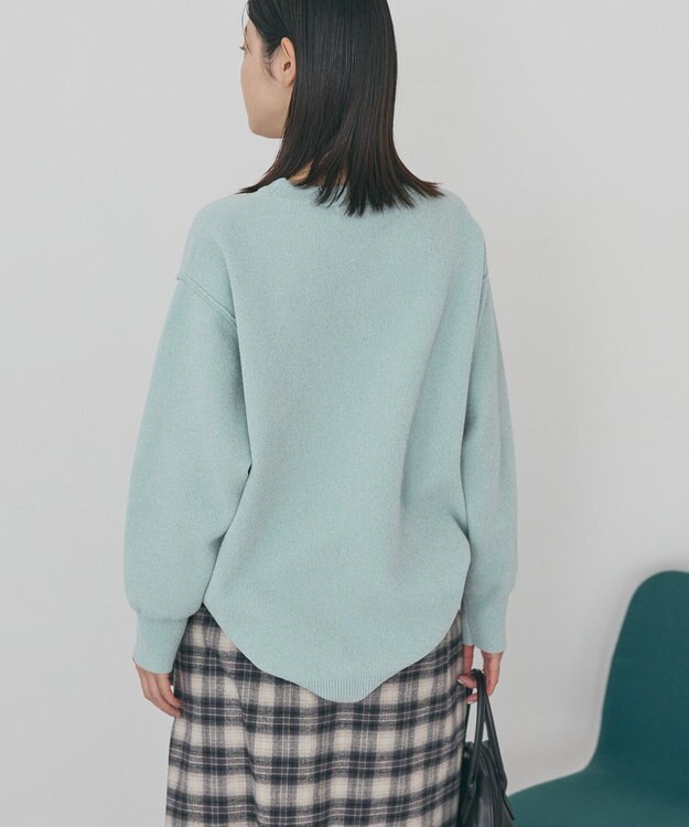 AMERICAN HOLIC 【選べる丈】モールニットプルオーバー Mint