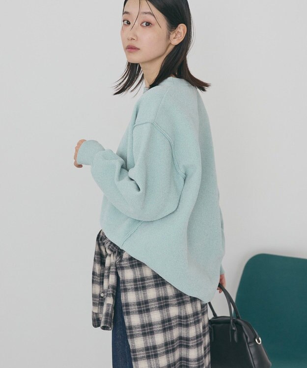 AMERICAN HOLIC 【選べる丈】モールニットプルオーバー Mint