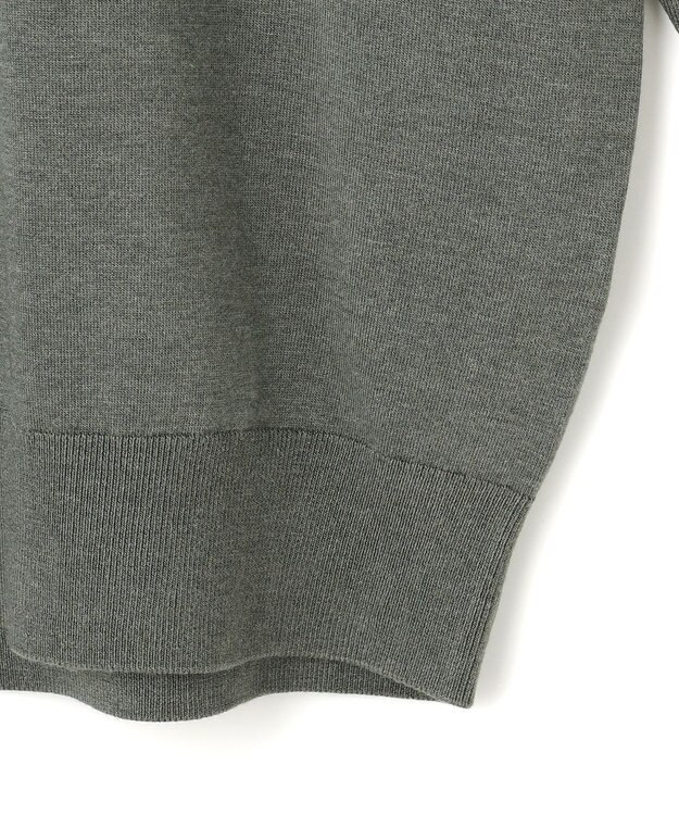 UNFILO MENS 【男女兼用】ソフトサーモ アンチピリングニット クルー チャコール