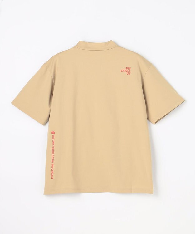 PW CIRCULUS 【WOMEN】ポケットモックネック ゴルフウェア レディース ベージュ系