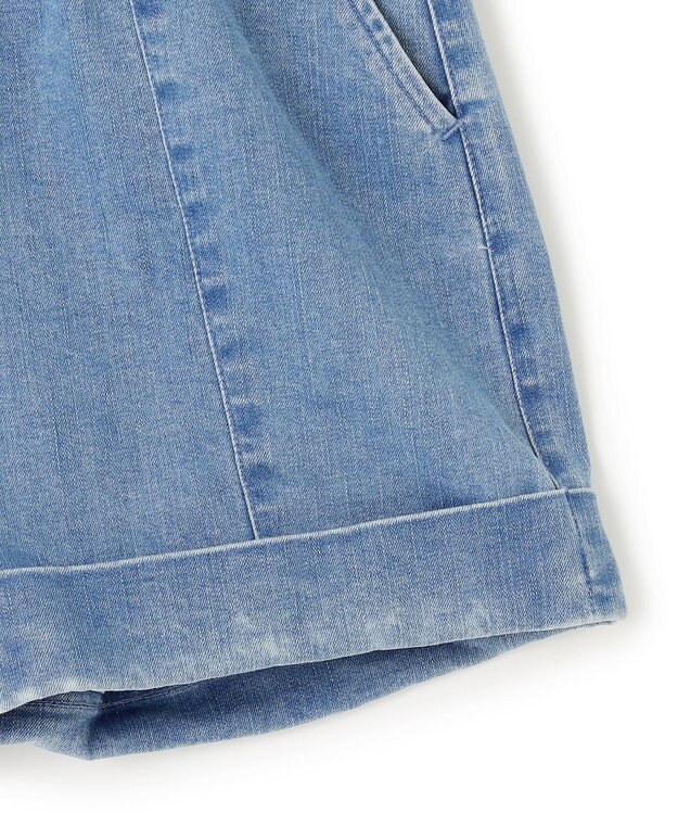 UNFILO 【110-150cm】デニムショートパンツ ミッドブルー