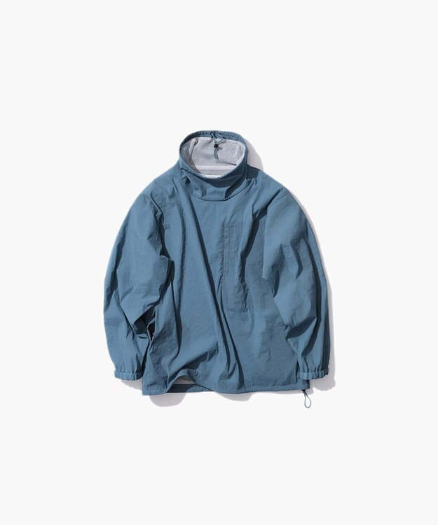 ATON HIGH STRETCH NYLON | スタンドプルオーバー - UNISEX LIGHT BLUE