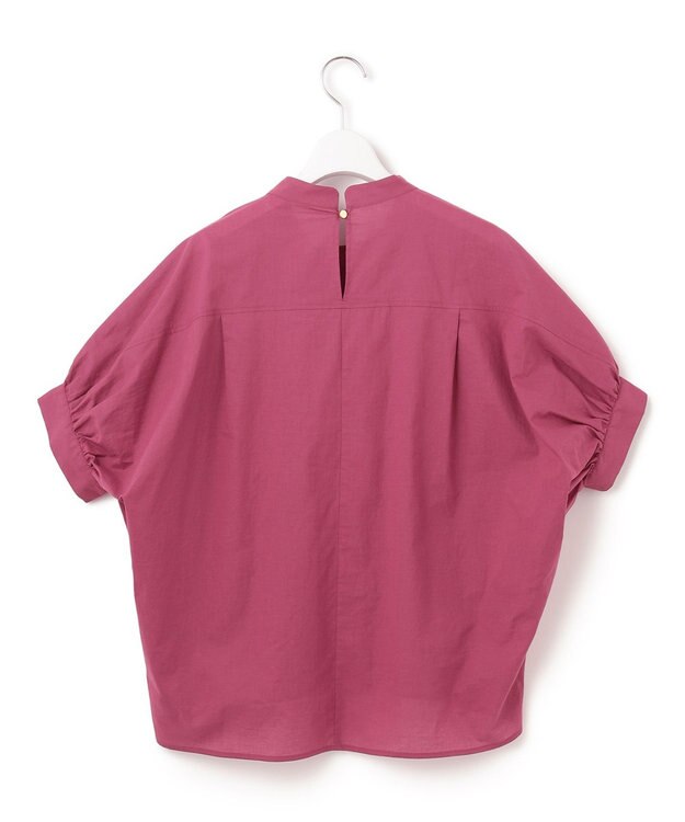 J.PRESS YORK STREET 【WOMEN】バックドレープ ドルマンブラウス パープル系