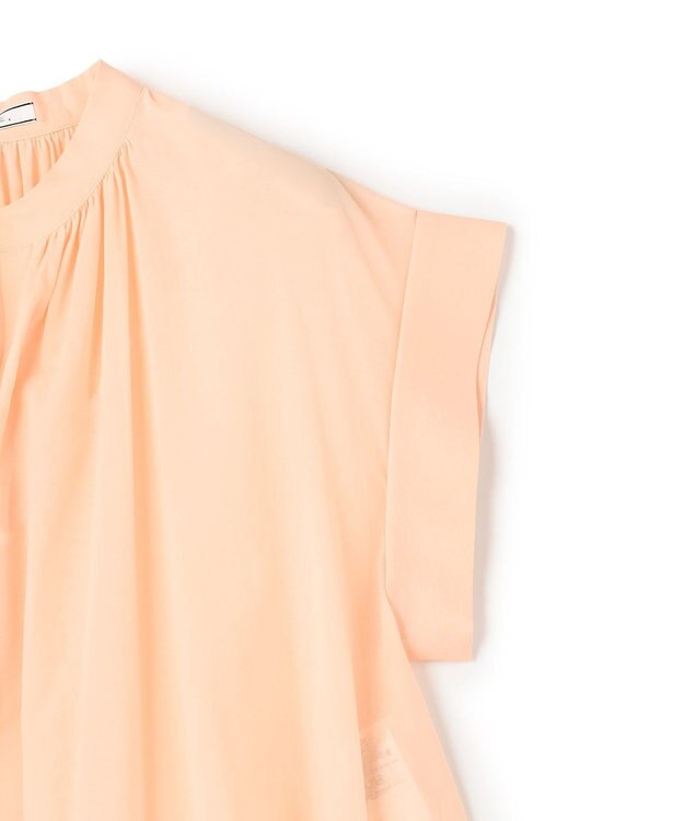 BEIGE， BAC / コットンシアー ギャザーブラウス Peach