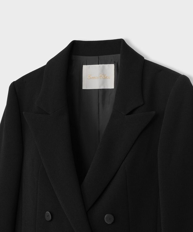 GRACE CONTINENTAL ダブルブレストジャケット ブラック