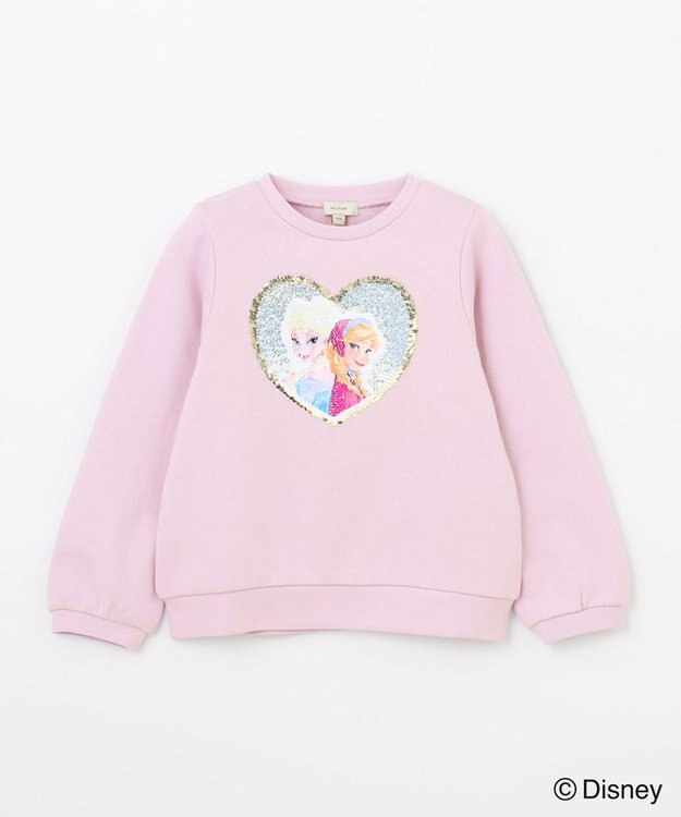 ANY KIDS 【Disney（ディズニー）】FROZEN / ミラクルスパンコール トレーナー ラベンダー<アナ&エルサ>