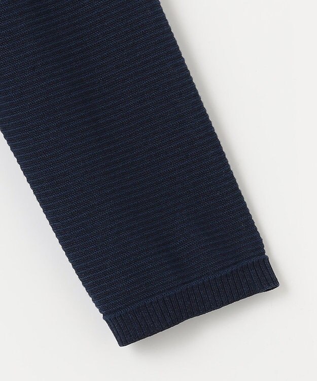 JOSEPH ABBOUD 【軽い/洗える】クールスキンニット カーディガン ネイビー系