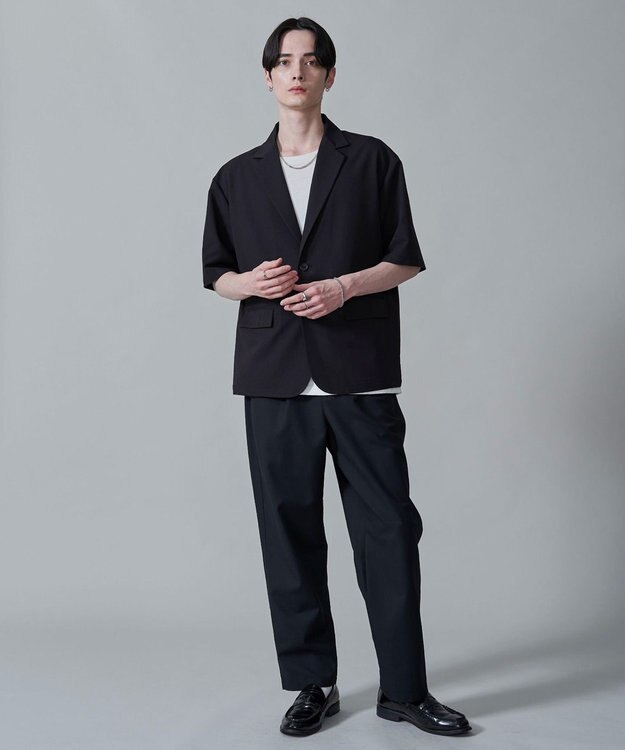 WEGO TRシングルテーラードジャケット（SS） ブラック