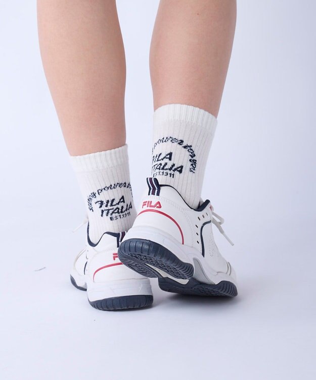 FILA GOLF／marie claire 【FILA GOLF】スニーカー丈ソックス ホワイト