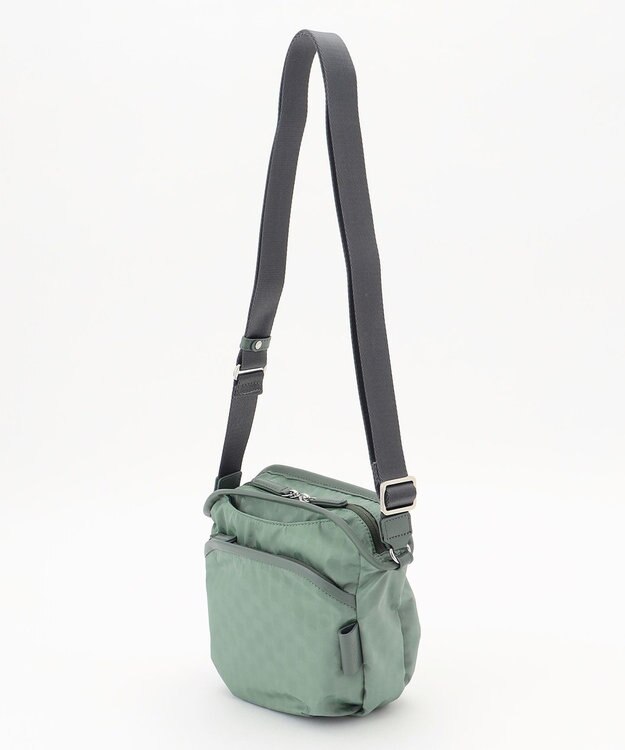 Y'SACCS Polka Dots　パイピングポケットポシェット ライトグリーン