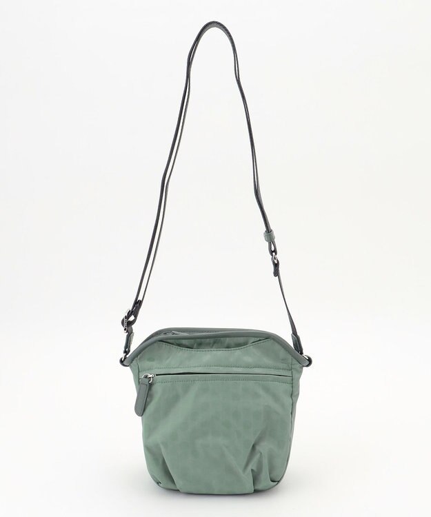 Y'SACCS Polka Dots　パイピングポケットポシェット ライトグリーン