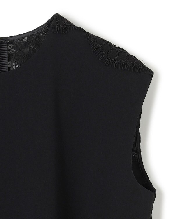 BEIGE， KALMIA / バックファスナーレースドレス Black