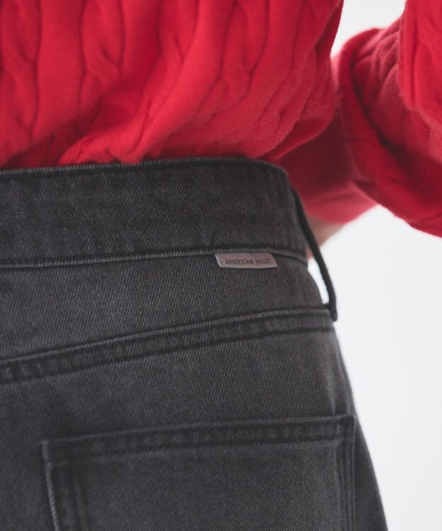 AMERICAN HOLIC タックワイドデニム Gray